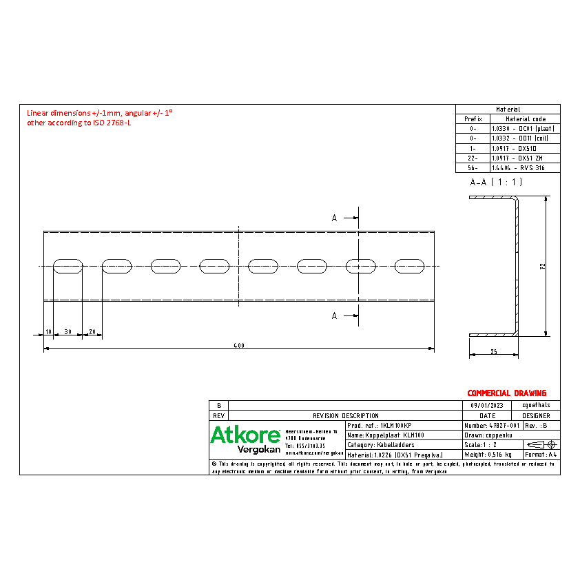 COMMERCIAL 1KLM100KP (47827)